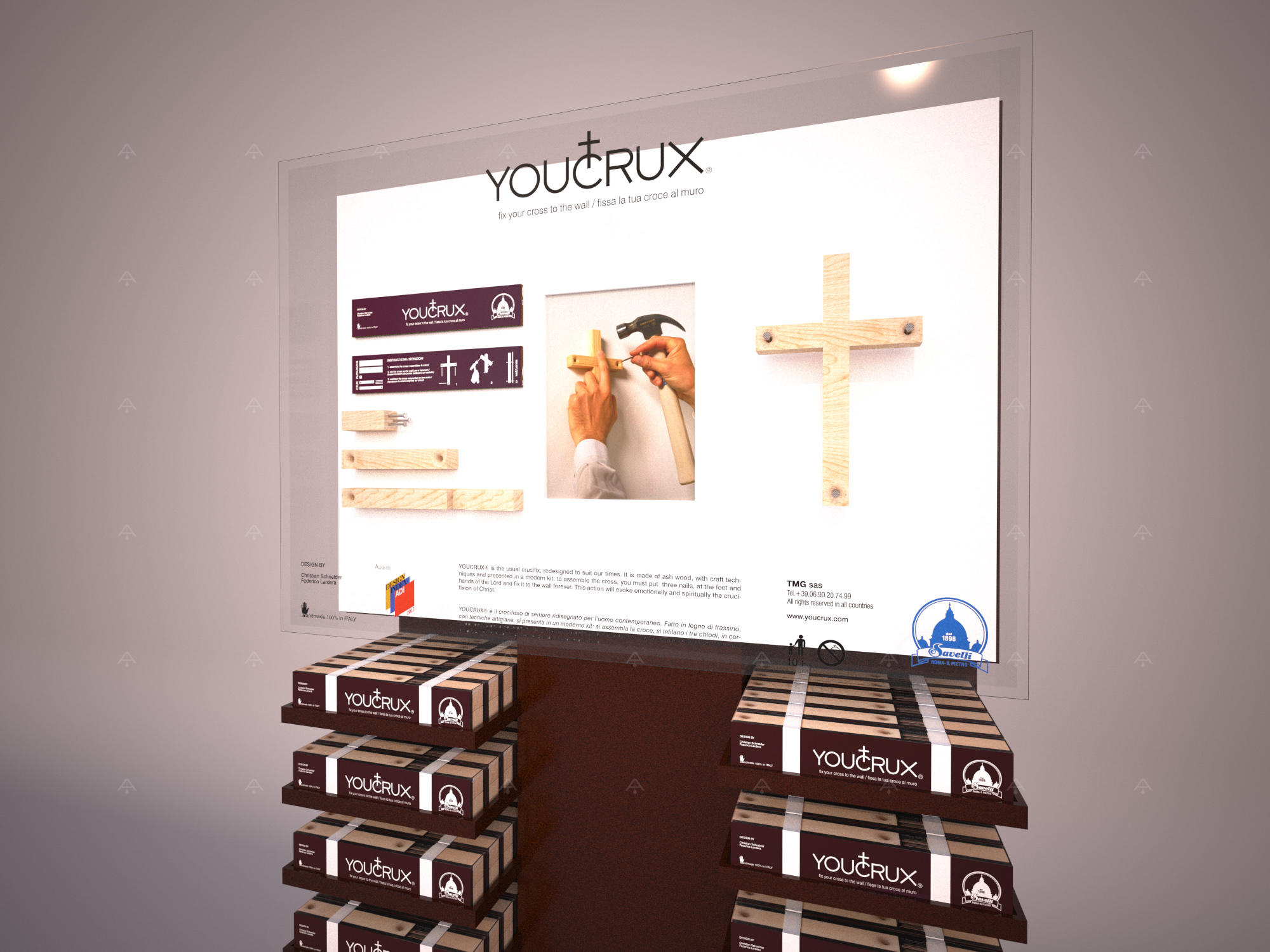 YOUCRUX; design crucifix