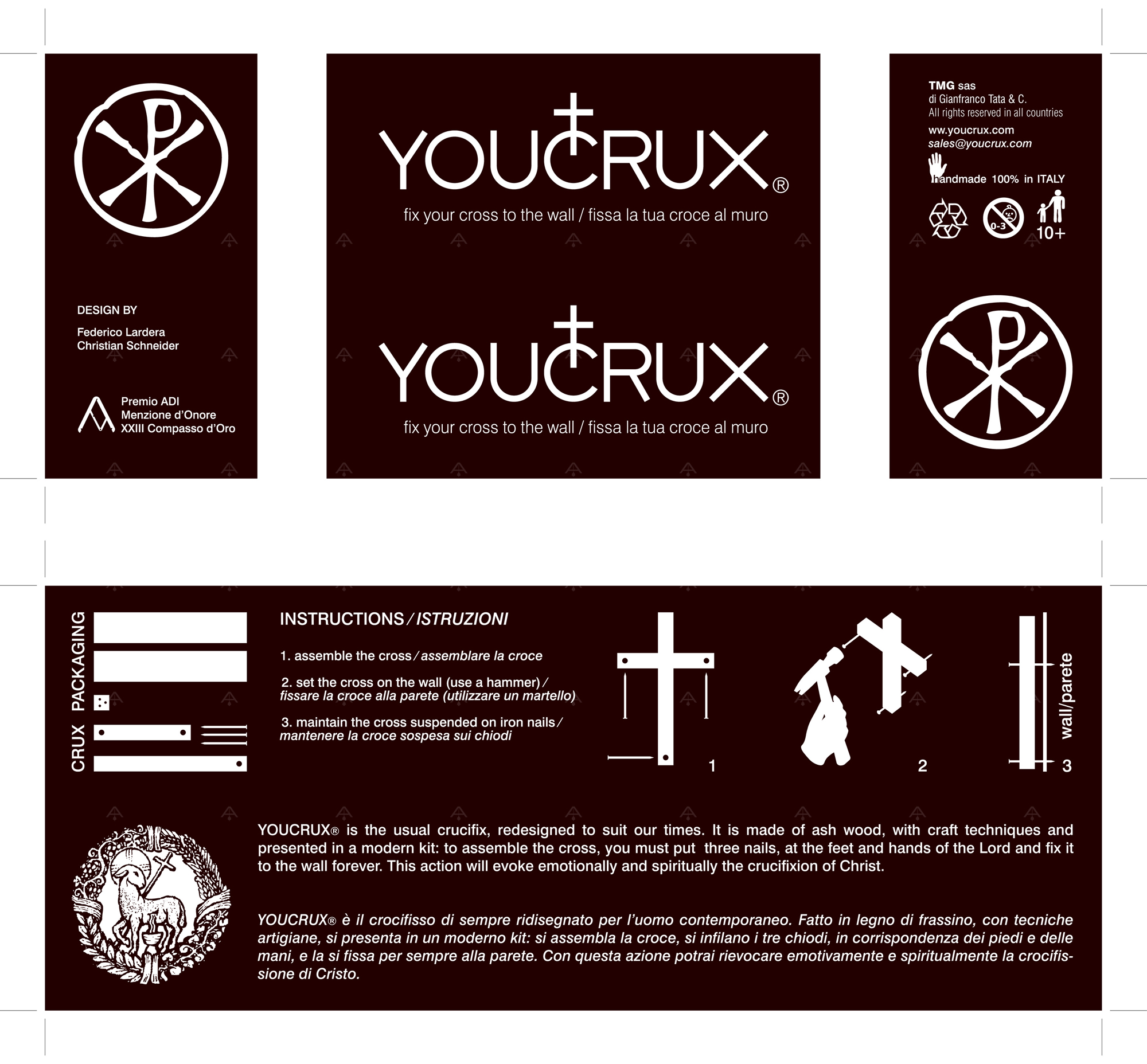 YOUCRUX; design crucifix; crocifisso