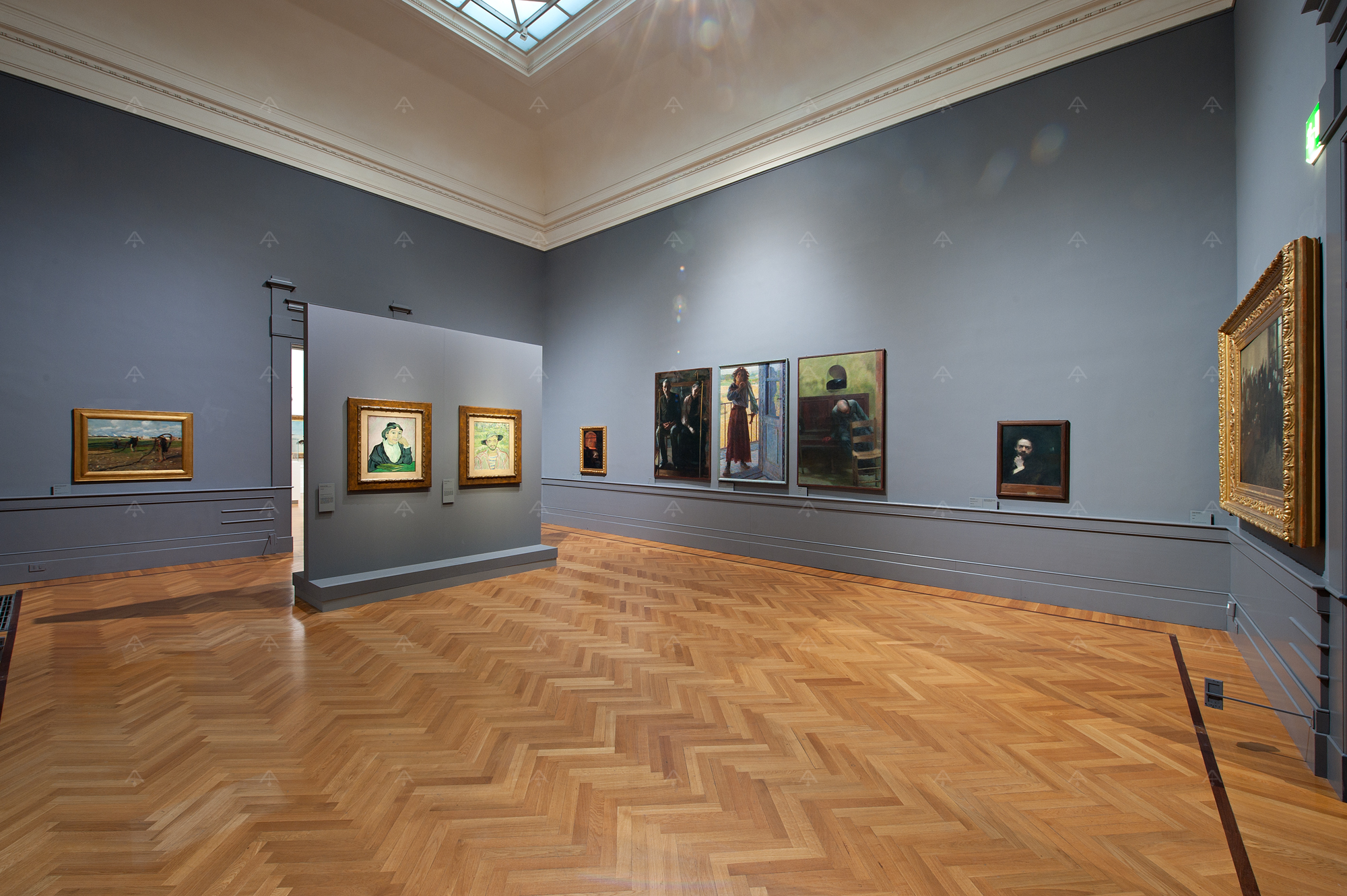 allestire Van Gogh; Galleria nazionale d'arte moderna; arch. Federico Lardera